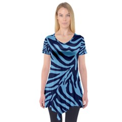 Zebra 3 Short Sleeve Tunic  by dressshop