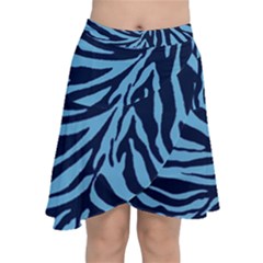 Zebra 3 Chiffon Wrap Front Skirt by dressshop