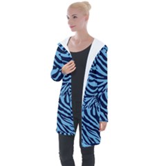 Zebra 3 Longline Hooded Cardigan by dressshop