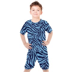 Zebra 3 Kids  Tee And Shorts Set by dressshop