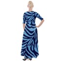 Zebra 3 Half Sleeves Maxi Dress View2