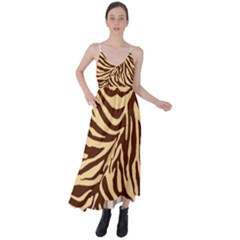 Zebra 2 Tie Back Maxi Dress