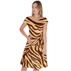 Zebra 2 Classic Short Sleeve Dress by dressshop