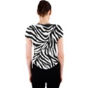 Zebra 1 Crew Neck Crop Top View2