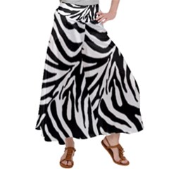 Zebra 1 Satin Palazzo Pants by dressshop