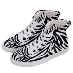 Zebra 1 Women s Hi-top Skate Sneakers by dressshop