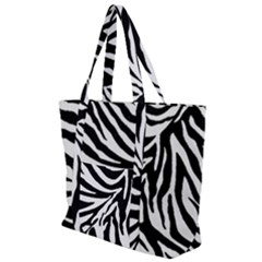 Zebra 1 Zip Up Canvas Bag by dressshop