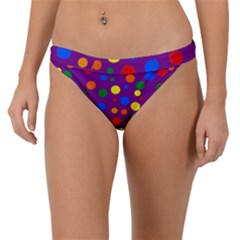 Gay Pride Rainbow Multicolor Dots Band Bikini Bottom