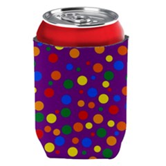 Gay Pride Rainbow Multicolor Dots Can Holder by VernenInk