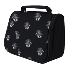 Creepy Skull Doll Motif Print Pattern Full Print Travel Pouch (small)