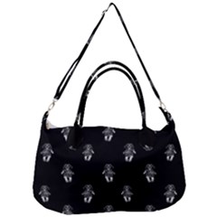 Creepy Skull Doll Motif Print Pattern Removal Strap Handbag by dflcprintsclothing