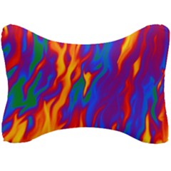 Gay Pride Abstract Smokey Shapes Seat Head Rest Cushion