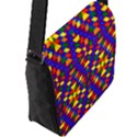 Gay Pride Geometric Diamond Pattern Flap Closure Messenger Bag (L) View2