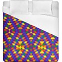 Gay Pride Geometric Diamond Pattern Duvet Cover (King Size) View1