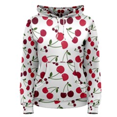 Cute Cherry Pattern Women s Pullover Hoodie