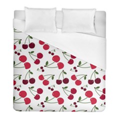 Cute Cherry Pattern Duvet Cover (full/ Double Size) by TastefulDesigns