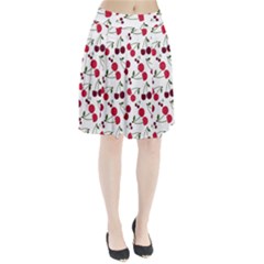 Cute Cherry Pattern Pleated Skirt by TastefulDesigns