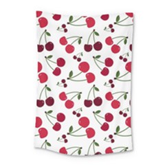 Cute Cherry Pattern Small Tapestry