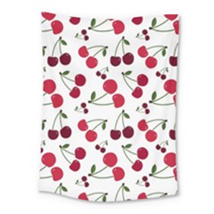 Cute Cherry Pattern Medium Tapestry