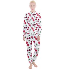 Cute Cherry Pattern Women s Lounge Set by TastefulDesigns