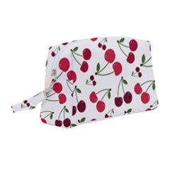 Cute Cherry Pattern Wristlet Pouch Bag (medium) by TastefulDesigns