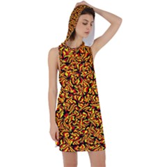 Rby-c-5-6 Racer Back Hoodie Dress