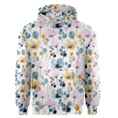 Watercolor Floral Seamless Pattern Men s Core Hoodie