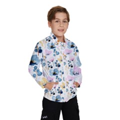 Watercolor Floral Seamless Pattern Kids  Windbreaker