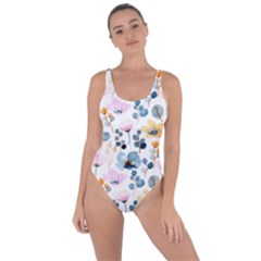 Watercolor Floral Seamless Pattern Bring Sexy Back Swimsuit by TastefulDesigns