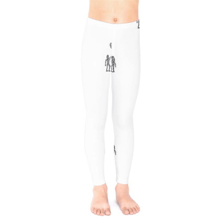 Love Symbol Drawing Kids  Leggings