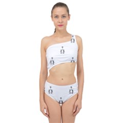 Love Symbol Drawing Spliced Up Two Piece Swimsuit by dflcprintsclothing