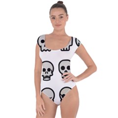 Avatar Emotions Icon Short Sleeve Leotard  by Sudhe