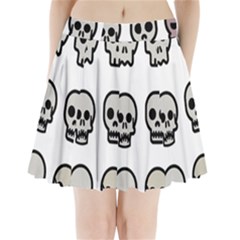 Avatar Emotions Icon Pleated Mini Skirt