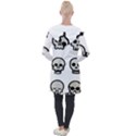 Avatar Emotions icon Longline Hooded Cardigan View2