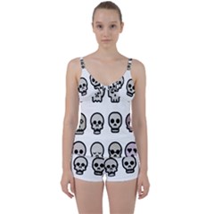 Avatar Emotions Icon Tie Front Two Piece Tankini by Sudhe