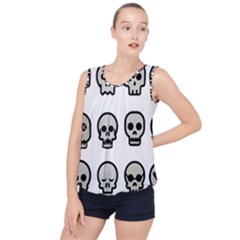 Avatar Emotions Icon Bubble Hem Chiffon Tank Top by Sudhe