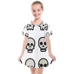 Avatar Emotions Icon Kids  Smock Dress