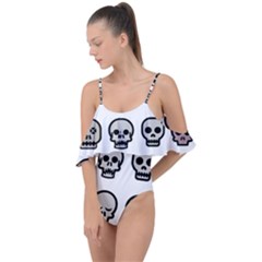 Avatar Emotions Icon Drape Piece Swimsuit