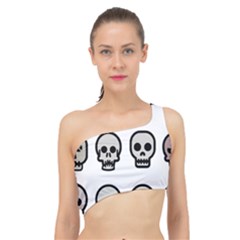 Avatar Emotions Icon Spliced Up Bikini Top 