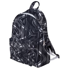 Black And White Intricate Geometric Print The Plain Backpack