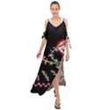 Peace Flower Maxi Chiffon Cover Up Dress View1