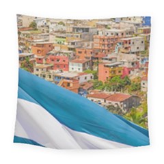 Santa Ana Hill, Guayaquil Ecuador Square Tapestry (large) by dflcprintsclothing