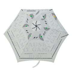 Ipaused2 Mini Folding Umbrellas by ChezDeesTees