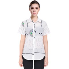 Ipaused2 Women s Short Sleeve Shirt