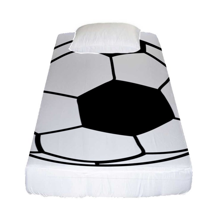 Soccer Lovers Gift Fitted Sheet (Single Size)