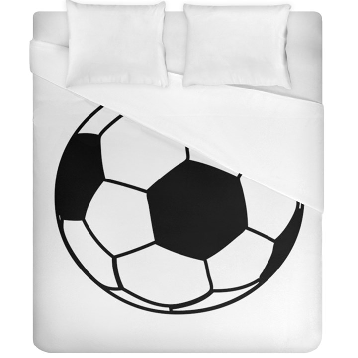 Soccer Lovers Gift Duvet Cover (California King Size)