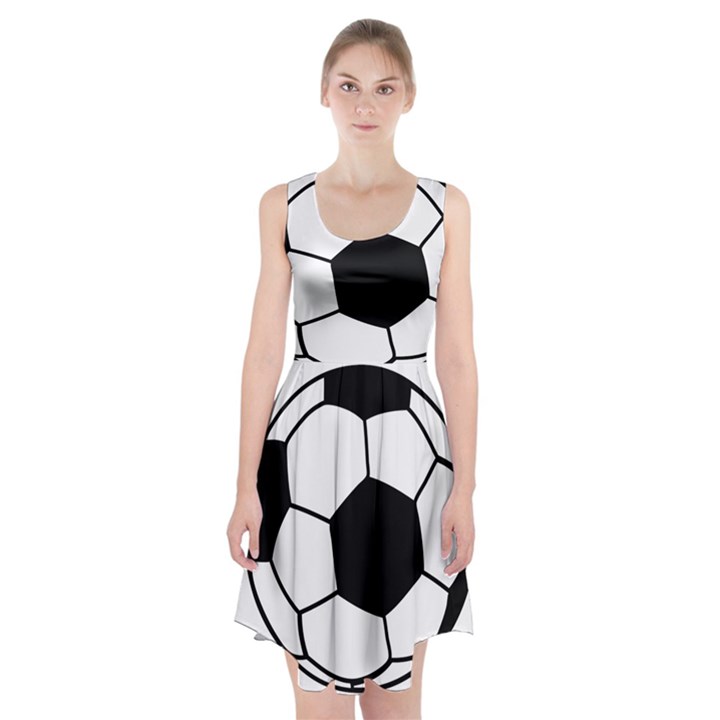 Soccer Lovers Gift Racerback Midi Dress