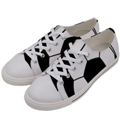 Soccer Lovers Gift Women s Low Top Canvas Sneakers by ChezDeesTees