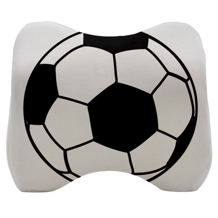 Soccer Lovers Gift Velour Head Support Cushion