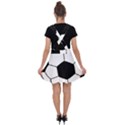 Soccer Lovers Gift Velvet Suspender Skater Skirt View2